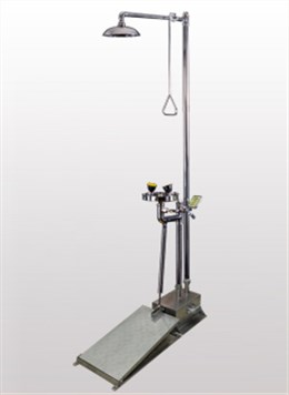 防凍大踏板復(fù)合式淋浴洗眼器BH30-5012